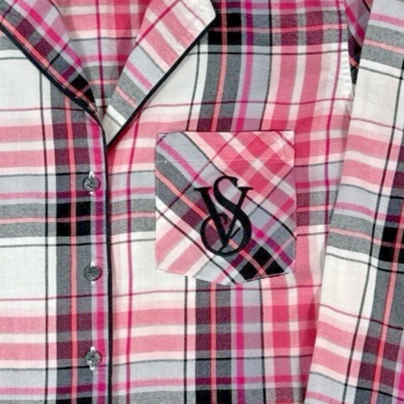 Victoria's Secret Women's Striped Pajama Set Long Sleeve Top & Drawstring Pan XS - Picture 9 of 16